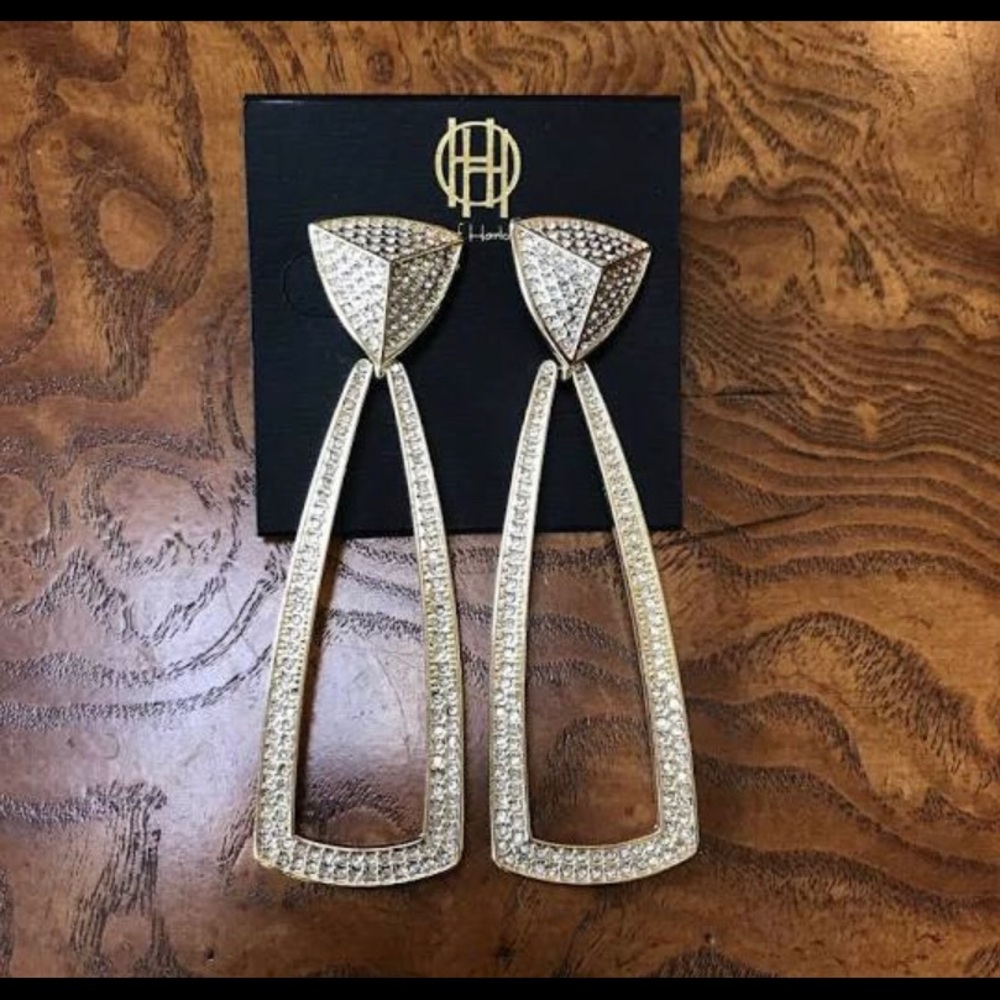 House of Harlow 1960 gold earrings